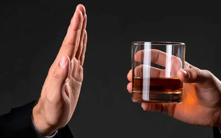 Жест отказа от алкоголизма